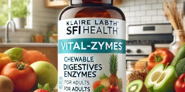 klaire labs sfi health vital-zymes chewable digestive enzymes for adults​