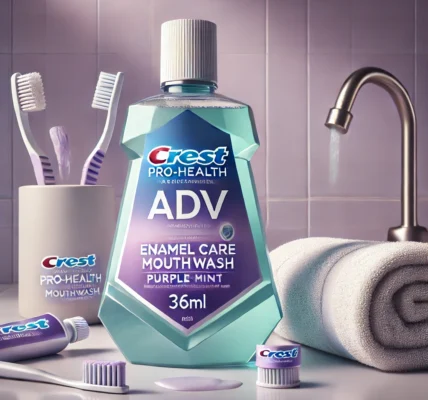 crest pro-health adv enamel care mouthwash purple-mint 36ml x 48/cs